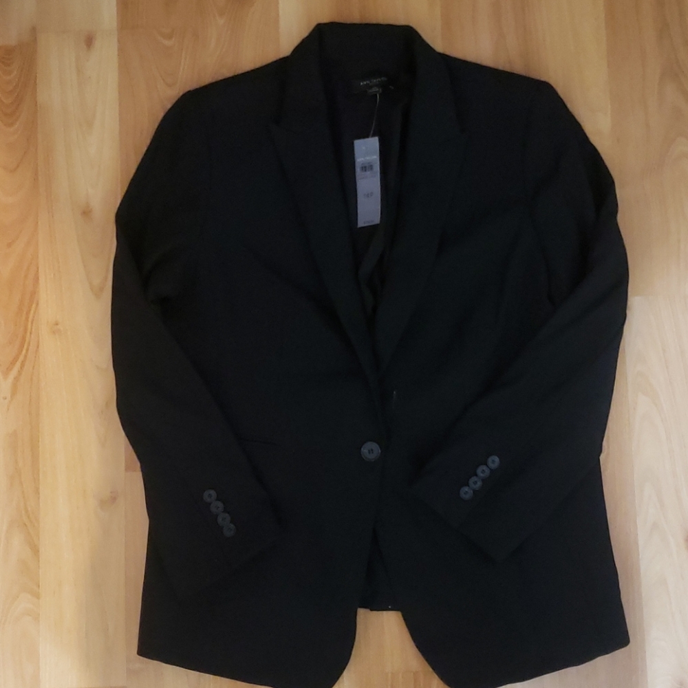 Ann taylor bistretch single button blazer